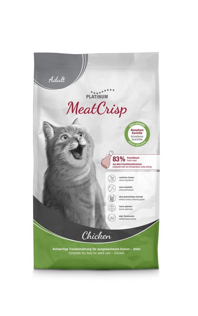 Platinum MeatCrisp Cat - adult chicken 1,5 kg