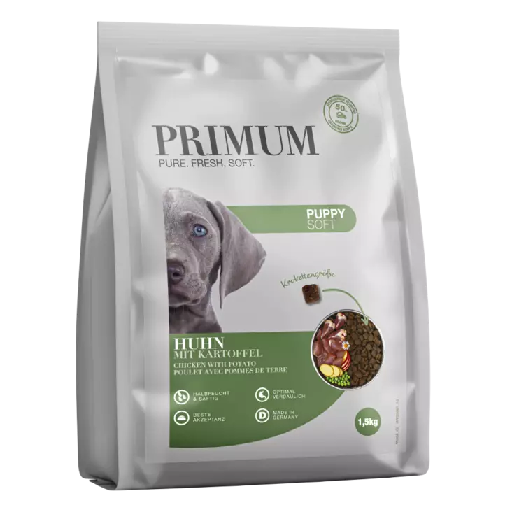 Primum Soft Puppy Kana & peruna, 1,5 kg